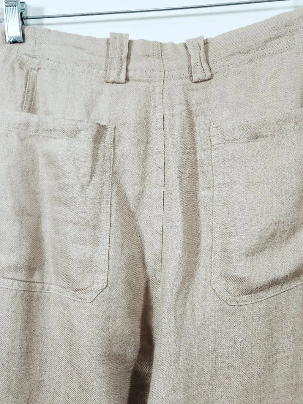 Zara Mens Linen Pants Trousers Size 34x28 Tan Brown Resort Preppy Summer Vaca